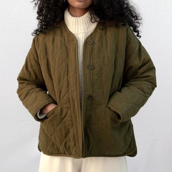 Micaela Greg Cross Quilt Jacket 